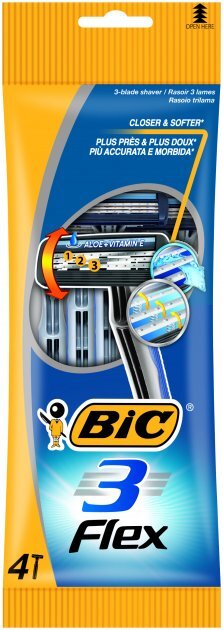 Bic 3 Flex станк.д.гол. 4шт