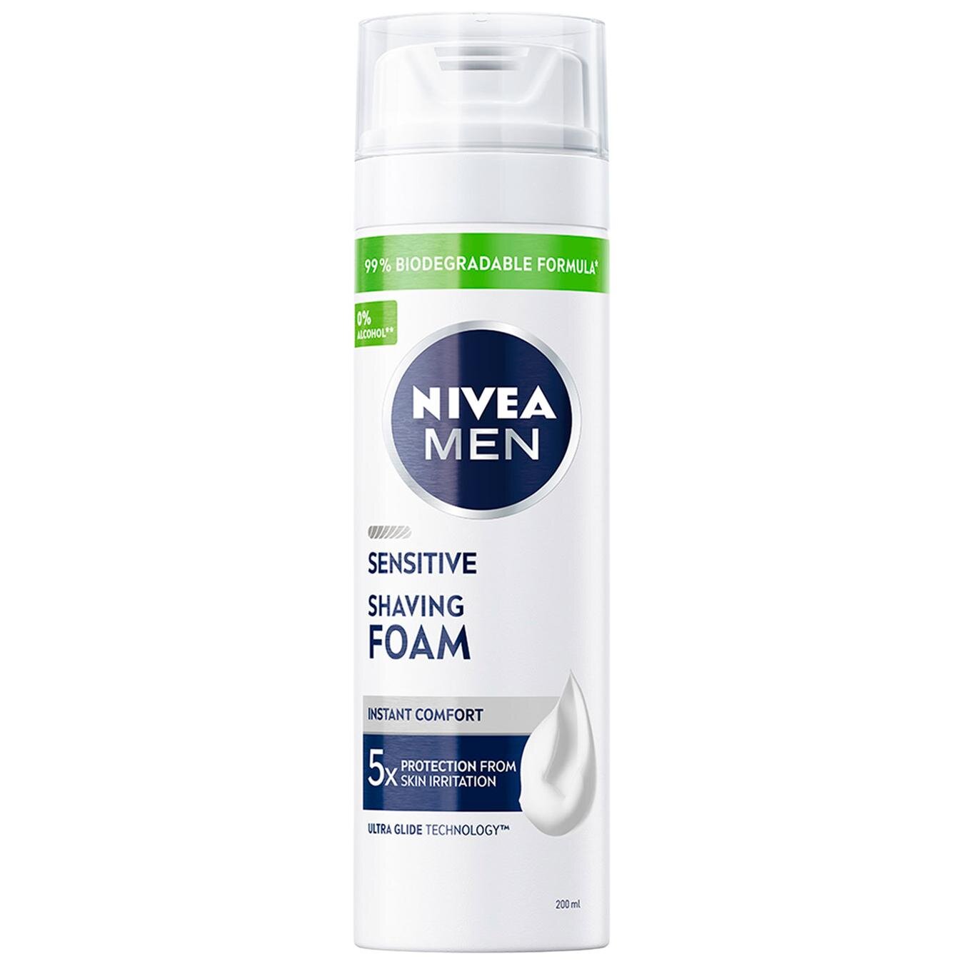 NIVEA_MEN піна 200 для_гоління для_чутл.шкіри