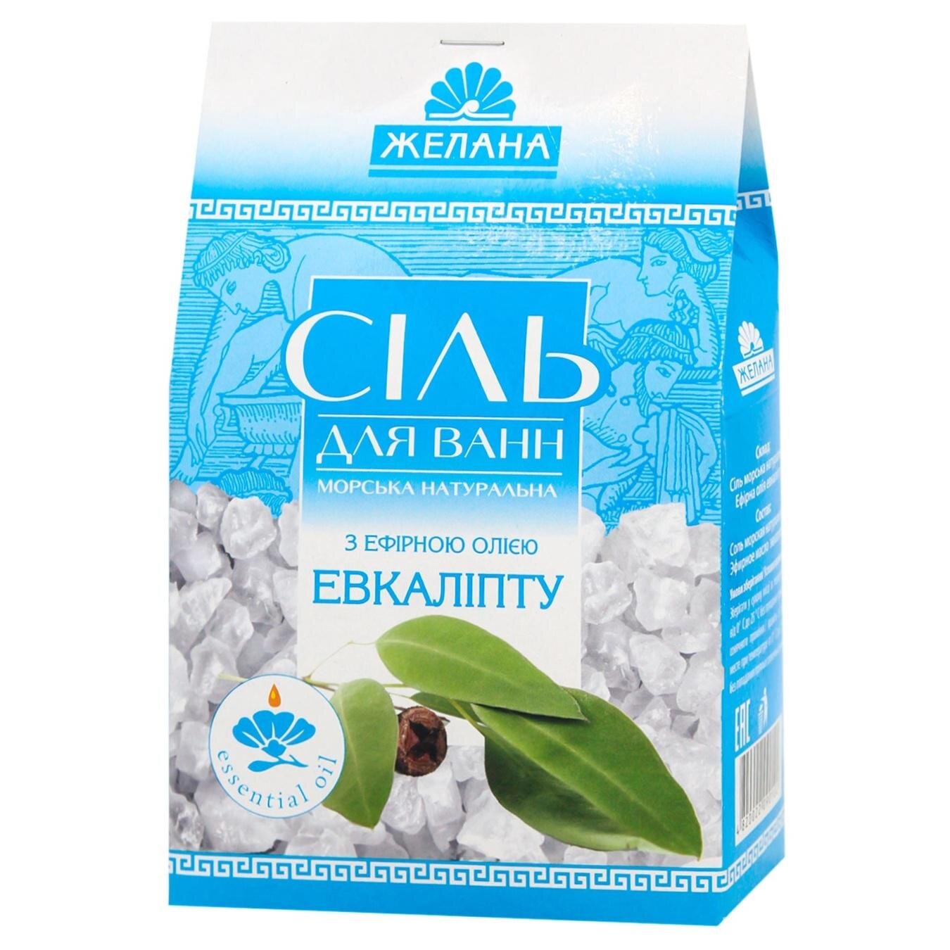Желана сіль д/ванн Евкаліпт 500гр