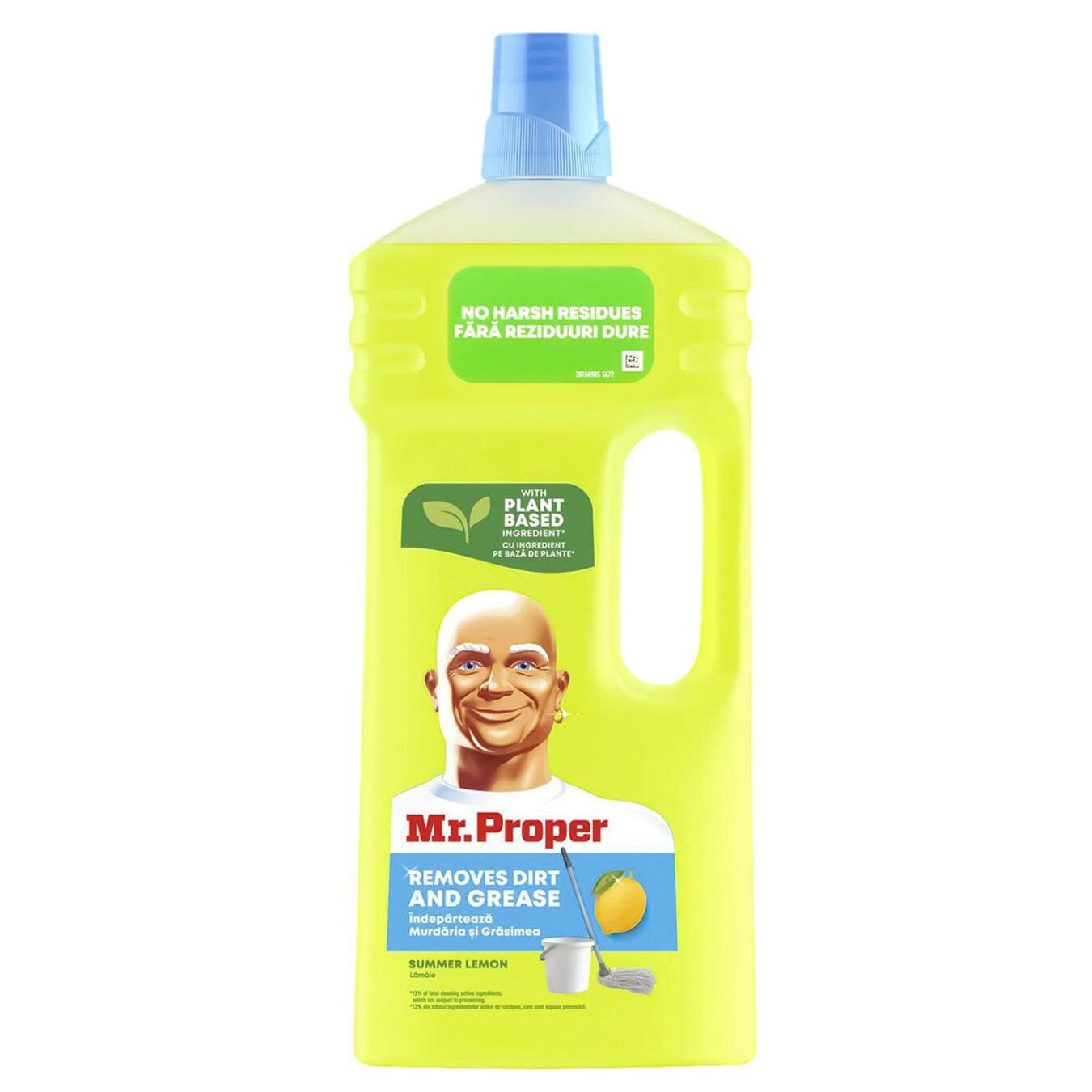 MR PROPER Рідк. миюч. засіб для прибирання підлоги та стін Літній Лимон 1.5л