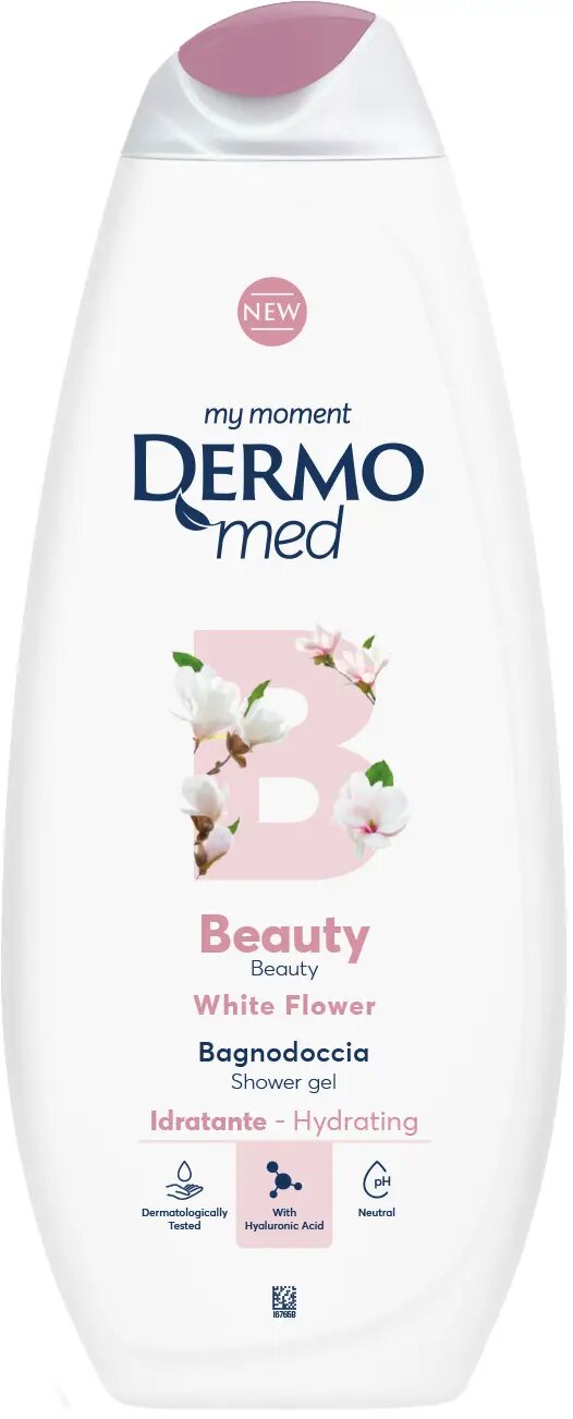 Dermomed гель д/душ White Flower Beauty 750 мл