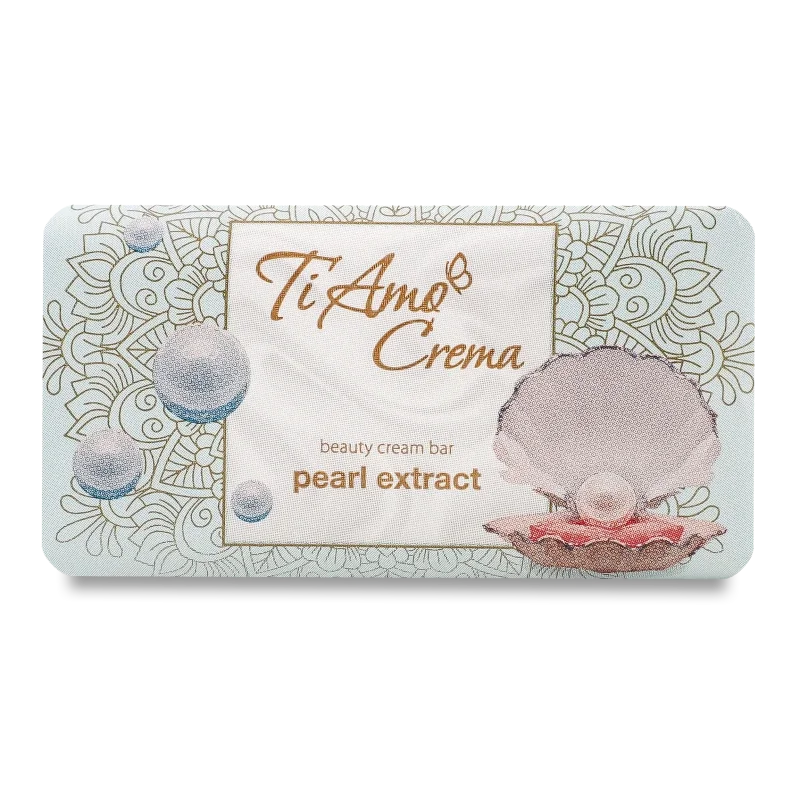 Крем-мило "З екстрактом перлин" ТМ "Ti Amo Crema" 125г