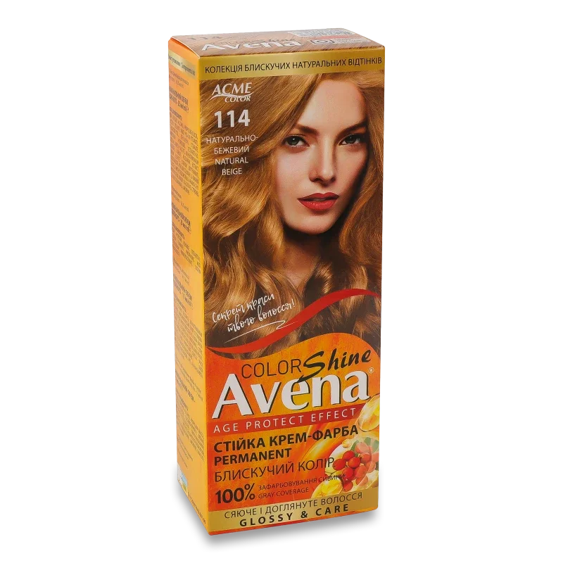 Avena shine color cт кр-фарба д/вол 114 натур-беж