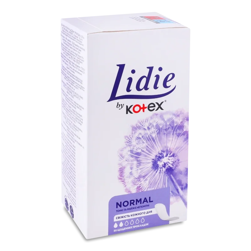 Щоденні прокладки Lidie by Kotex Normal Liners 50х16