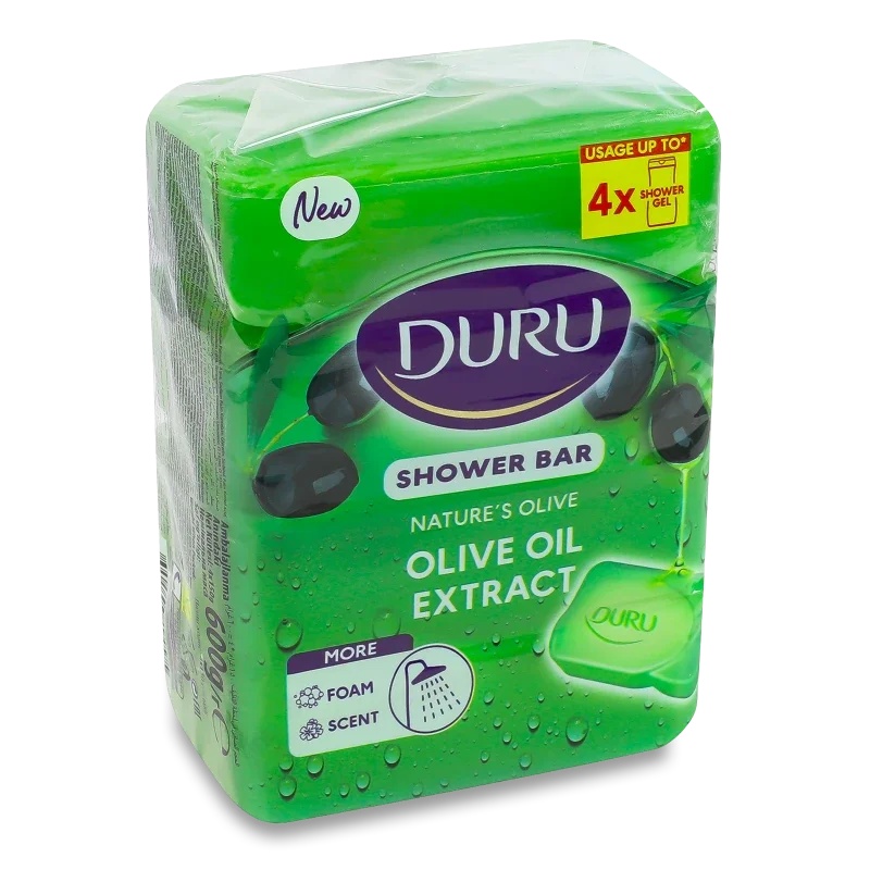 Duru natural т/мило екопак екстр олив олії 4*150 г
