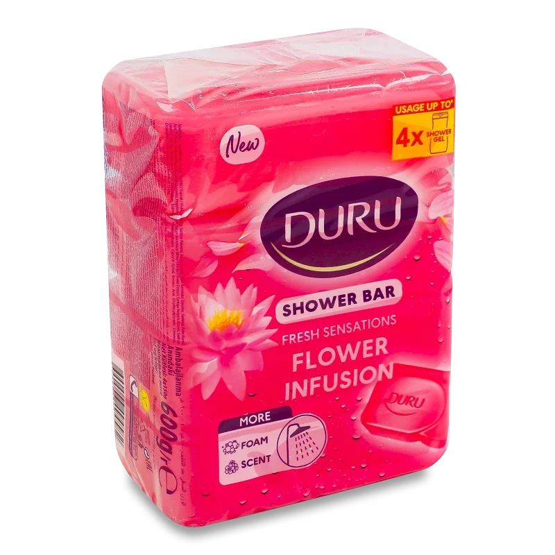 Duru fresh sens т/мило квіткова хмара 4*150 г