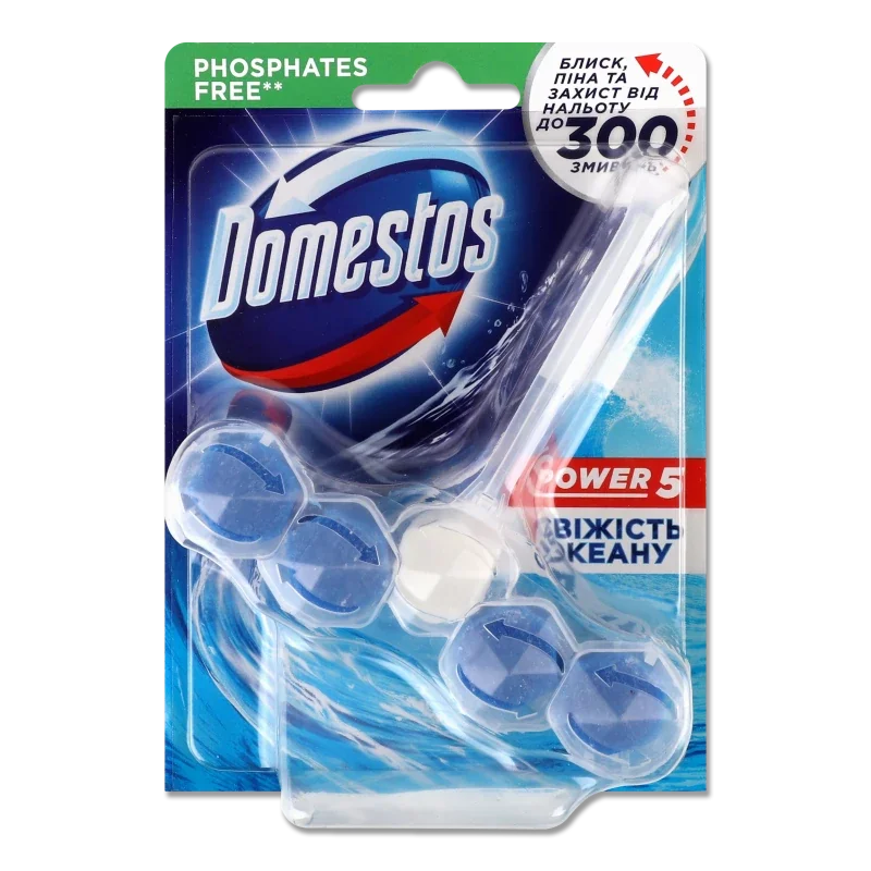 Domestos Блок для очищення унітаза  Пауер 5 Свіжість Океану